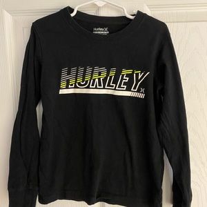Boys size 7 long sleeve Hurley tee